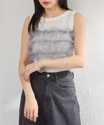 Kastane | 【前後2WAY】ブークレニットタンク(タンクトップ)