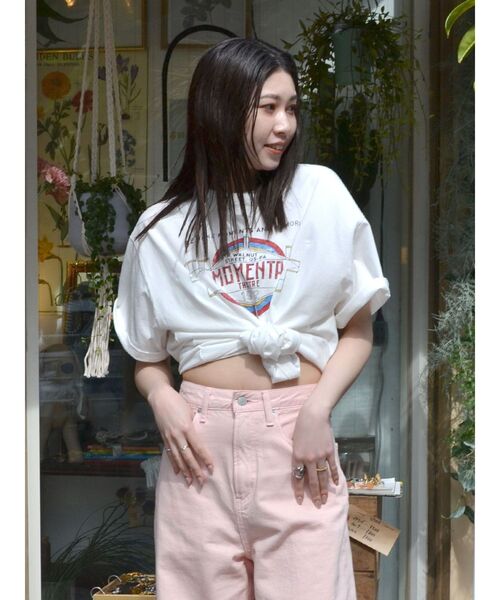 Ungrid（アングリッド）の「ヴィンテージロゴTee（Tシャツ/カットソー・レディース・オフホワイト/チャコールグレー/ブルー・FREE）」の10枚目の写真