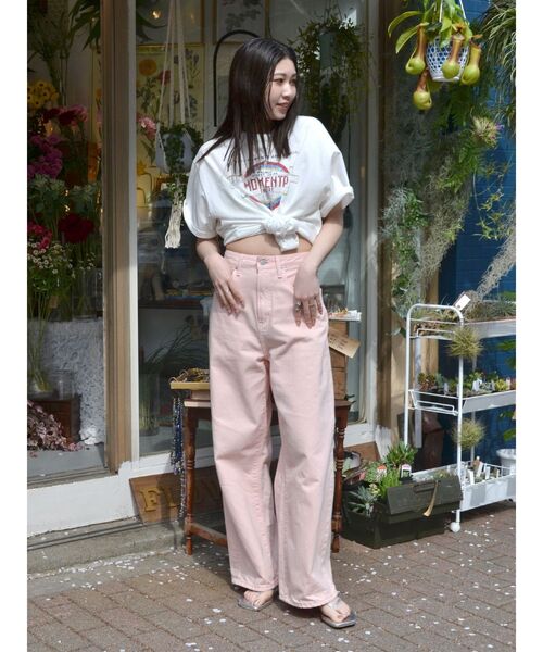 Ungrid（アングリッド）の「ヴィンテージロゴTee（Tシャツ/カットソー・レディース・オフホワイト/チャコールグレー/ブルー・FREE）」の13枚目の写真