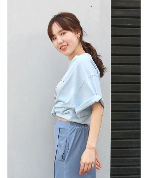 Ungrid（アングリッド）の「ヴィンテージロゴTee（Tシャツ/カットソー・レディース・オフホワイト/チャコールグレー/ブルー・FREE）」の16枚目の写真