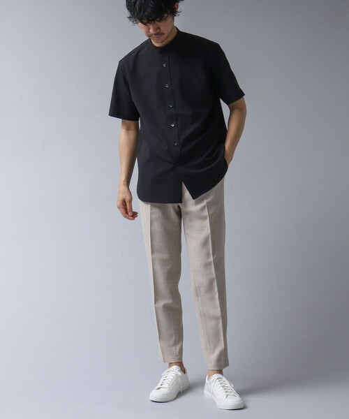 NOLLEY'S goodman(ノーリーズグッドマン)の「【ACTIVE SECT】《限定展開 / 速乾 / イージーケア》リネンライク 1タックイージーパンツ(その他パンツ・メンズ・キナリ/ダークネイビー/ブラック・S/M/L/XL)」の11枚目の写真