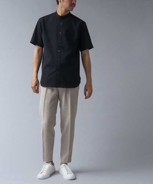 NOLLEY'S goodman(ノーリーズグッドマン)の「【ACTIVE SECT】《限定展開 / 速乾 / イージーケア》リネンライク 1タックイージーパンツ(その他パンツ・メンズ・キナリ/ダークネイビー/ブラック・S/M/L/XL)」の13枚目の写真