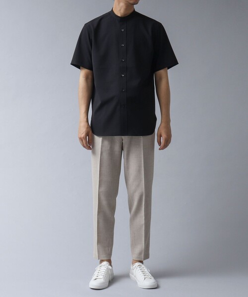 NOLLEY'S goodman(ノーリーズグッドマン)の「【ACTIVE SECT】《限定展開 / 速乾 / イージーケア》リネンライク 1タックイージーパンツ(その他パンツ・メンズ・キナリ/ダークネイビー/ブラック・S/M/L/XL)」の14枚目の写真