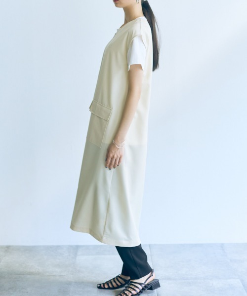Sportmax ワンピース　ジレ　Sサイズ 高身長 ジレワンピース（トールサイズ）Essenave（ワンピース
