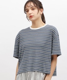 LAKOLE | マルチボーダ半袖TEE / 120972(Tシャツ/カットソー)