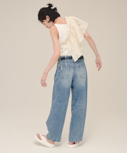 eL（エル）の「【eL】American sleeve TankTop/123540（タンクトップ・レディース・ブラック/オフホワイト/グレイッシュベージュ/ホワイト・FREE）」の21枚目の写真