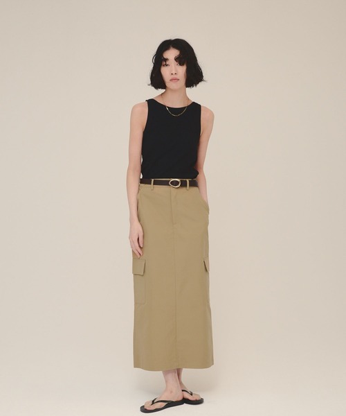 eL（エル）の「【eL】American sleeve TankTop/123540（タンクトップ・レディース・ブラック/オフホワイト/グレイッシュベージュ/ホワイト・FREE）」の14枚目の写真