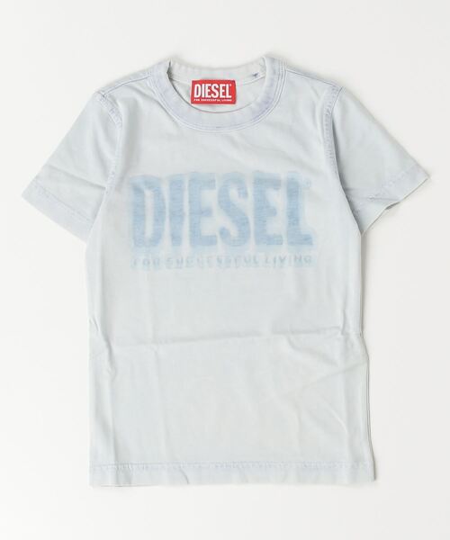 DIESEL KIDS(ディーゼルキッズ)の「DIESEL(ディーゼル)Kids & Junior ブランドロゴ半袖Tシャツカットソー(Tシャツ/カットソー・キッズ・ライトグレー/ライトブルー/ライトイエロー/グリーン・4Y/6Y/8Y/10Y/12Y/14Y/16Y)」の9枚目の写真