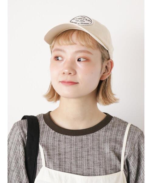 ehka sopo（エヘカソポ）の「ワッペンキャップ（ハット・レディース・サックスブルー/グレー/ベージュ/ネイビー・F）」の8枚目の写真