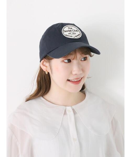 ehka sopo（エヘカソポ）の「ワッペンキャップ（ハット・レディース・サックスブルー/グレー/ベージュ/ネイビー・F）」の12枚目の写真