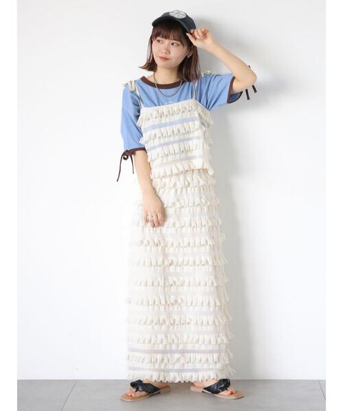 ehka sopo（エヘカソポ）の「ワッペンキャップ（ハット・レディース・サックスブルー/グレー/ベージュ/ネイビー・F）」の15枚目の写真