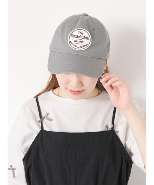 ehka sopo（エヘカソポ）の「ワッペンキャップ（ハット・レディース・サックスブルー/グレー/ベージュ/ネイビー・F）」の19枚目の写真