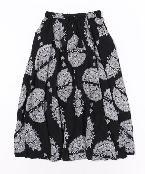 チャイハネ（チャイハネ）の「【チャイハネ】VORRUK ブアロングスカート（スカート・レディース・ブラック/ホワイト/バイオレット/ターコイズブルー・FREE）」の9枚目の写真