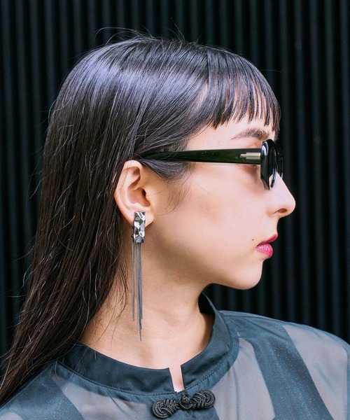 HARE（ハレ）の「●オーバルサングラス(HARE)（サングラス・レディース・ブラック・FREE）」の5枚目の写真