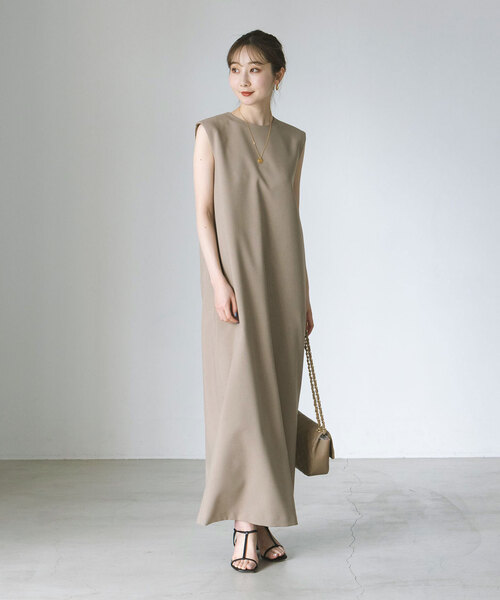 超高品質で人気の コクーンマキシワンピース（ワンピース）｜NOBLE（ノーブル）の ワンピース