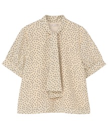TOKYO SHIRTS | ボウタイ付き 五分袖ブラウス(シャツ/ブラウス)