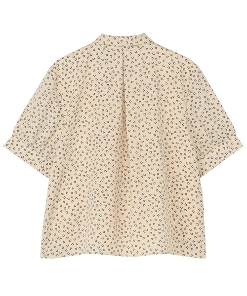 TOKYO SHIRTS（トウキョウシャツ）の「ボウタイ付き 五分袖ブラウス（シャツ/ブラウス・レディース・ネイビー/アイボリー・LL/L/M）」の3枚目の写真