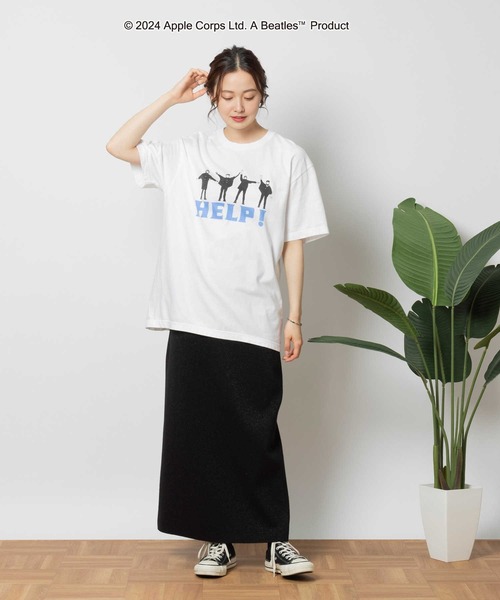 GOOD ROCK SPEED(グッドロックスピード)の「GOOD ROCK SPEED(グッドロックスピード)【レディース】アーティストプリントTシャツ(Tシャツ/カットソー・レディース・ピンク/レッド/ダークグレー/オフホワイト・M/L/XL)」の5枚目の写真