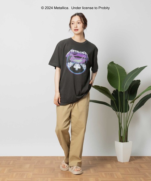 GOOD ROCK SPEED(グッドロックスピード)の「GOOD ROCK SPEED(グッドロックスピード)【レディース】アーティストプリントTシャツ(Tシャツ/カットソー・レディース・ピンク/レッド/ダークグレー/オフホワイト・M/L/XL)」の12枚目の写真
