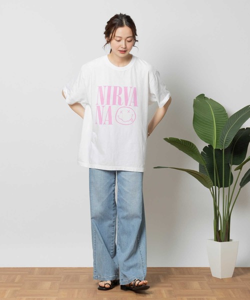 GOOD ROCK SPEED(グッドロックスピード)の「GOOD ROCK SPEED(グッドロックスピード)【レディース】アーティストプリントTシャツ(Tシャツ/カットソー・レディース・ピンク/レッド/ダークグレー/オフホワイト・M/L/XL)」の20枚目の写真