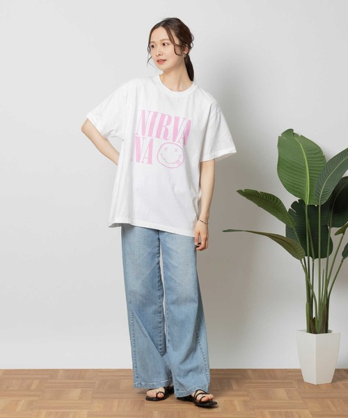 GOOD ROCK SPEED(グッドロックスピード)の「GOOD ROCK SPEED(グッドロックスピード)【レディース】アーティストプリントTシャツ(Tシャツ/カットソー・レディース・ピンク/レッド/ダークグレー/オフホワイト・M/L/XL)」の21枚目の写真