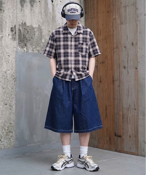 KTZ メンズ デニムショーツ ハーフパンツ ヴィンテージ セール】3サイズ展開！ヴィンテージ加工デニムジョーツ/デニムハーフ