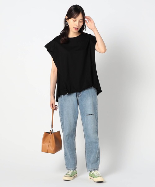 Grand PARK(グランドパーク)の「バックデザイン加工デニム(デニムパンツ・レディース・ブルー/ネイビー・FREE)」の4枚目の写真