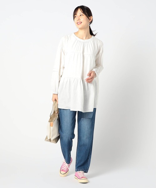 Grand PARK(グランドパーク)の「バックデザイン加工デニム(デニムパンツ・レディース・ブルー/ネイビー・FREE)」の18枚目の写真