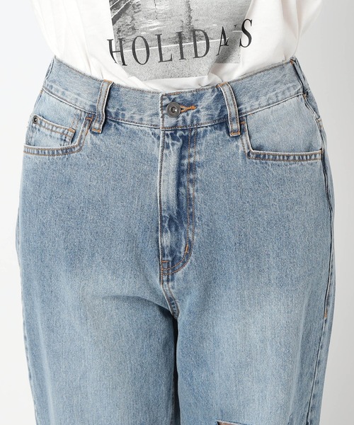 Grand PARK(グランドパーク)の「バックデザイン加工デニム(デニムパンツ・レディース・ブルー/ネイビー・FREE)」の14枚目の写真