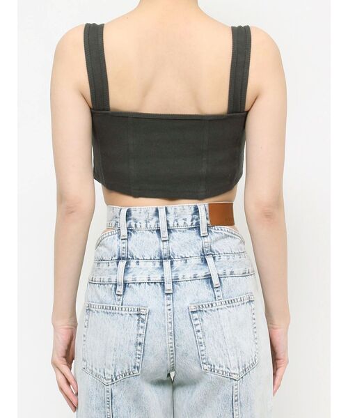 EVRIS（エヴリス）の「ワンポイントイレヘムビスチェ（キャミソール・レディース・グレー/ブルー/ブラック・FREE）」の16枚目の写真