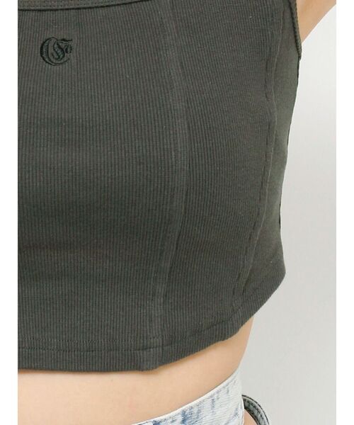 EVRIS（エヴリス）の「ワンポイントイレヘムビスチェ（キャミソール・レディース・グレー/ブルー/ブラック・FREE）」の13枚目の写真