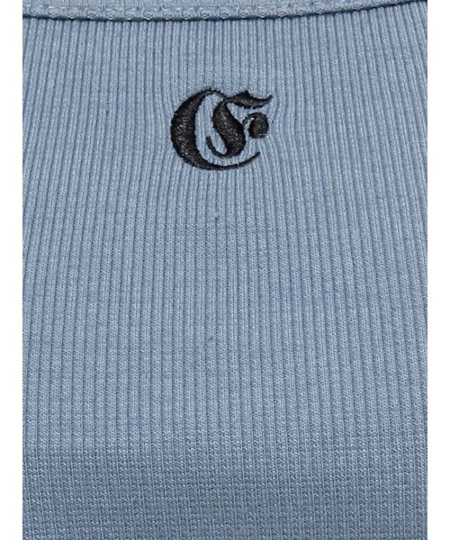 EVRIS（エヴリス）の「ワンポイントイレヘムビスチェ（キャミソール・レディース・グレー/ブルー/ブラック・FREE）」の9枚目の写真