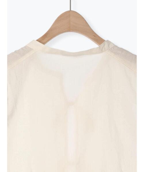 Samansa Mos2（サマンサ モスモス）の「刺繍リボンベスト（ベスト・レディース・チャコールグレー/キナリ/オフホワイト・F）」の5枚目の写真