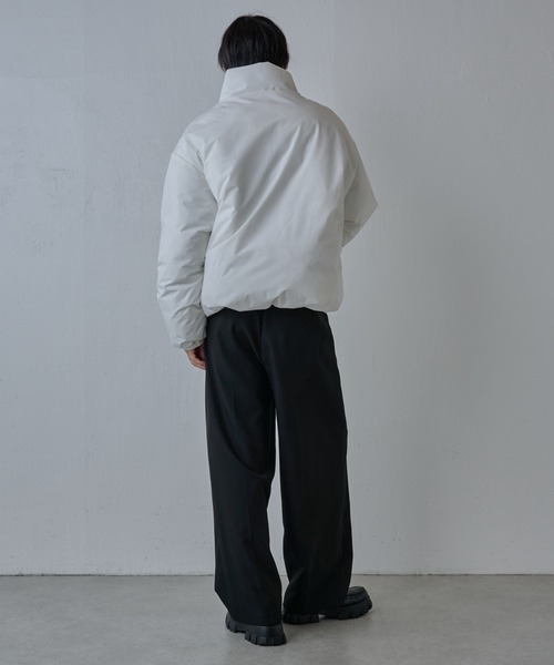 COLONY 2139（コロニートゥーワンスリーナイン）の「パデット中綿ジャケット（ダウンジャケット/コート・メンズ・ブラック/ホワイト・MEDIUM/LARGE/X-LARGE）」の15枚目の写真