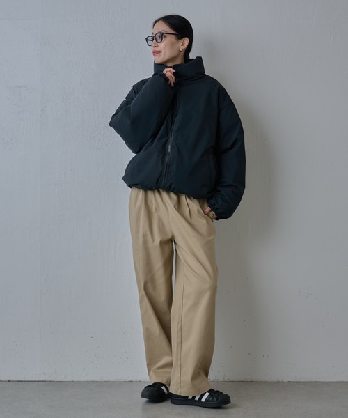 COLONY 2139（コロニートゥーワンスリーナイン）の「パデット中綿ジャケット（ダウンジャケット/コート・メンズ・ブラック/ホワイト・MEDIUM/LARGE/X-LARGE）」の5枚目の写真