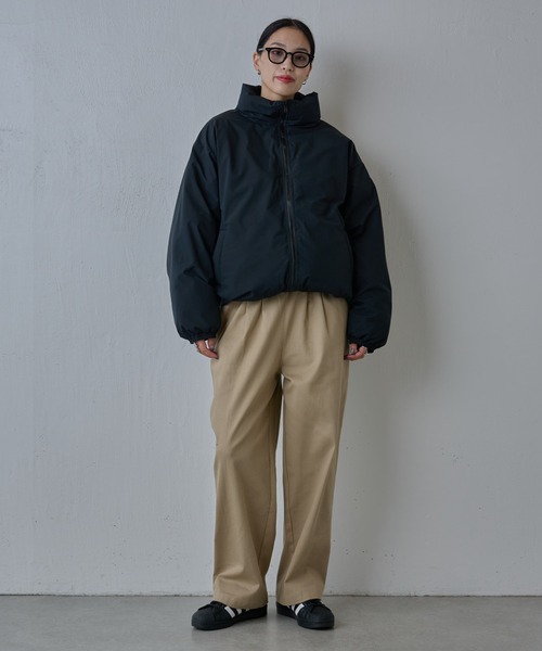 COLONY 2139（コロニートゥーワンスリーナイン）の「パデット中綿ジャケット（ダウンジャケット/コート・メンズ・ブラック/ホワイト・MEDIUM/LARGE/X-LARGE）」の8枚目の写真