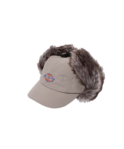 Dickies(ディッキーズ)の「【Dickies】EX FUR EARMUFF JET CAP/ロゴ/ジェットキャップ/ファー付き/フリーサイズ/帽子/ディッキーズ(キャップ・メンズ・レンガ/ブラック/ベージュ/カーキ・FREE)」の7枚目の写真
