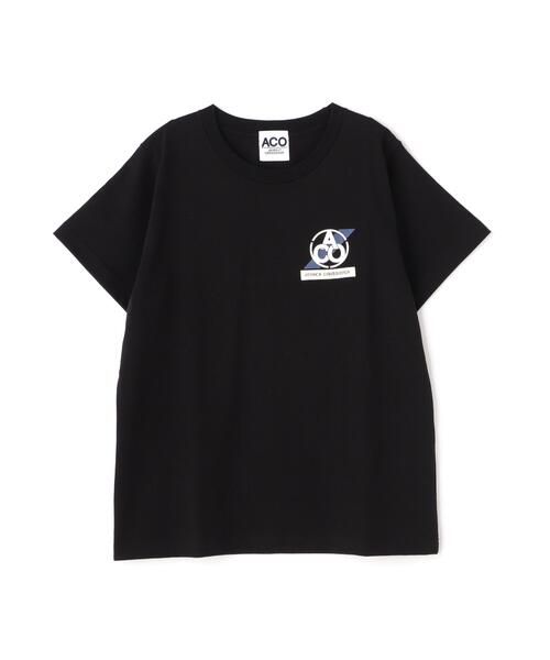 AVIREX（アヴィレックス）の「《CROSSOVER》PATCH T-SHIRT / クロスオーバー パッチ Tシャツ（Tシャツ/カットソー・レディース・チャコールグレー/ブラック/ホワイト・F）」の7枚目の写真