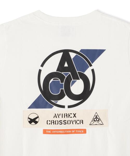 AVIREX（アヴィレックス）の「《CROSSOVER》PATCH T-SHIRT / クロスオーバー パッチ Tシャツ（Tシャツ/カットソー・レディース・チャコールグレー/ブラック/ホワイト・F）」の21枚目の写真