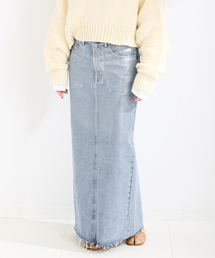 B.C STOCK | DU JOUR/デュ ジュール LEAN FOIL JEAN SKIRT(デニムスカート)