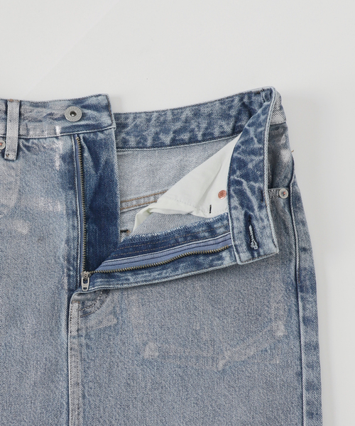 DU JOUR/デュ ジュール LEAN FOIL JEAN SKIRT（デニムスカート