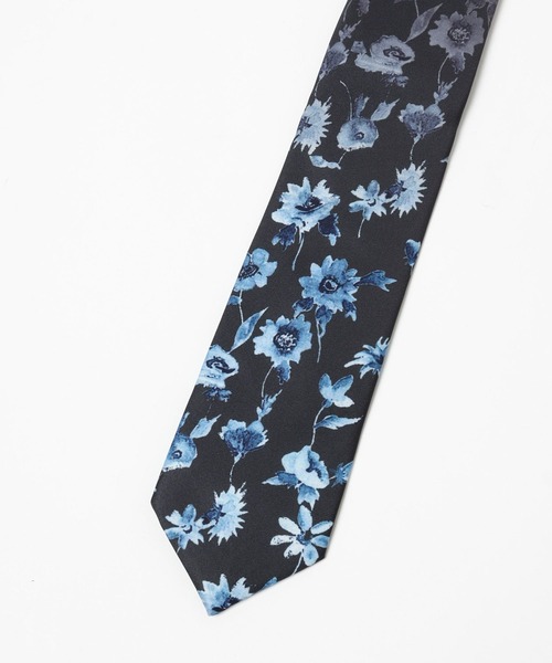 HARE（ハレ）の「フラワージャガードネクタイ(HARE)（ネクタイ・メンズ・ブラック系その他/ブルー系その他/パープル・FREE）」の6枚目の写真