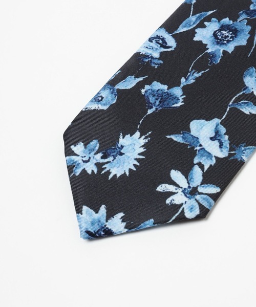 HARE（ハレ）の「フラワージャガードネクタイ(HARE)（ネクタイ・メンズ・ブラック系その他/ブルー系その他/パープル・FREE）」の11枚目の写真