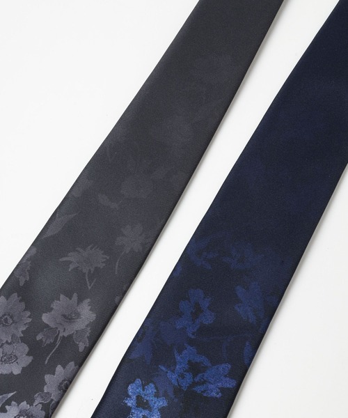 HARE（ハレ）の「フラワージャガードネクタイ(HARE)（ネクタイ・メンズ・ブラック系その他/ブルー系その他/パープル・FREE）」の13枚目の写真