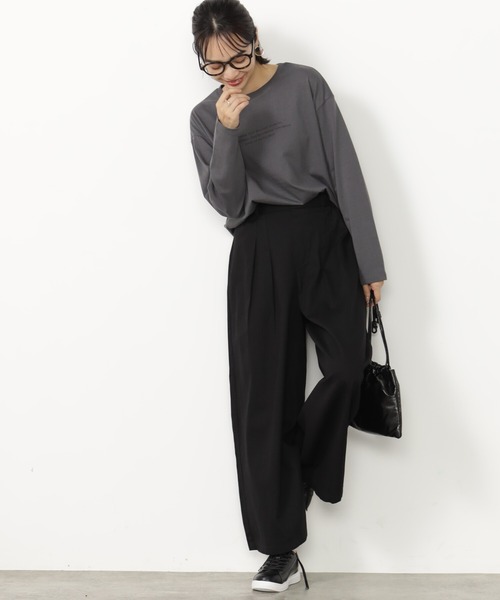 FOUND GOOD（ファウンドグッド）の「アソートプリントロンTEE（Tシャツ/カットソー・レディース・ベージュ/ホワイト系5/グレー系8/ホワイト系6・L/M/S）」の3枚目の写真