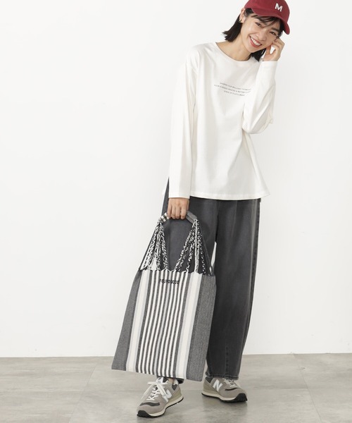 FOUND GOOD（ファウンドグッド）の「アソートプリントロンTEE（Tシャツ/カットソー・レディース・ベージュ/ホワイト系5/グレー系8/ホワイト系6・L/M/S）」の5枚目の写真