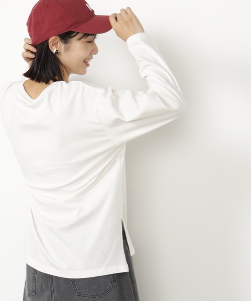 FOUND GOOD（ファウンドグッド）の「アソートプリントロンTEE（Tシャツ/カットソー・レディース・ベージュ/ホワイト系5/グレー系8/ホワイト系6・L/M/S）」の7枚目の写真