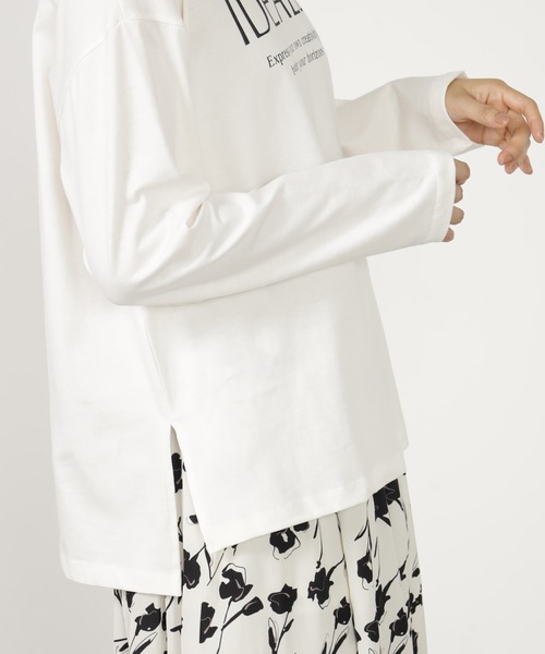 FOUND GOOD（ファウンドグッド）の「アソートプリントロンTEE（Tシャツ/カットソー・レディース・ベージュ/ホワイト系5/グレー系8/ホワイト系6・L/M/S）」の12枚目の写真