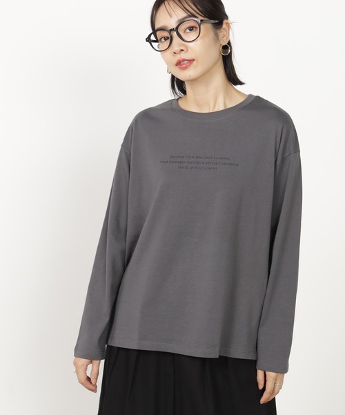 FOUND GOOD（ファウンドグッド）の「アソートプリントロンTEE（Tシャツ/カットソー・レディース・ベージュ/ホワイト系5/グレー系8/ホワイト系6・L/M/S）」の13枚目の写真