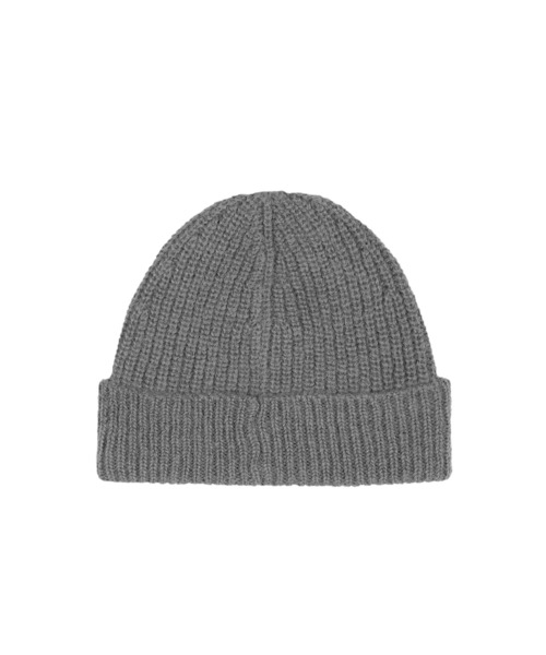JNBY（ジェーエヌビーワイ）の「Essential Knit Beanie / ニットビーニー（ニットキャップ/ビーニー・レディース・グレー/ブラウン・ONE SIZE）」の5枚目の写真